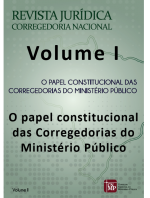 Revista Jurídica da Corregedoria Nacional - Volume I - O papel constitucional das Corregedorias do Ministério Público